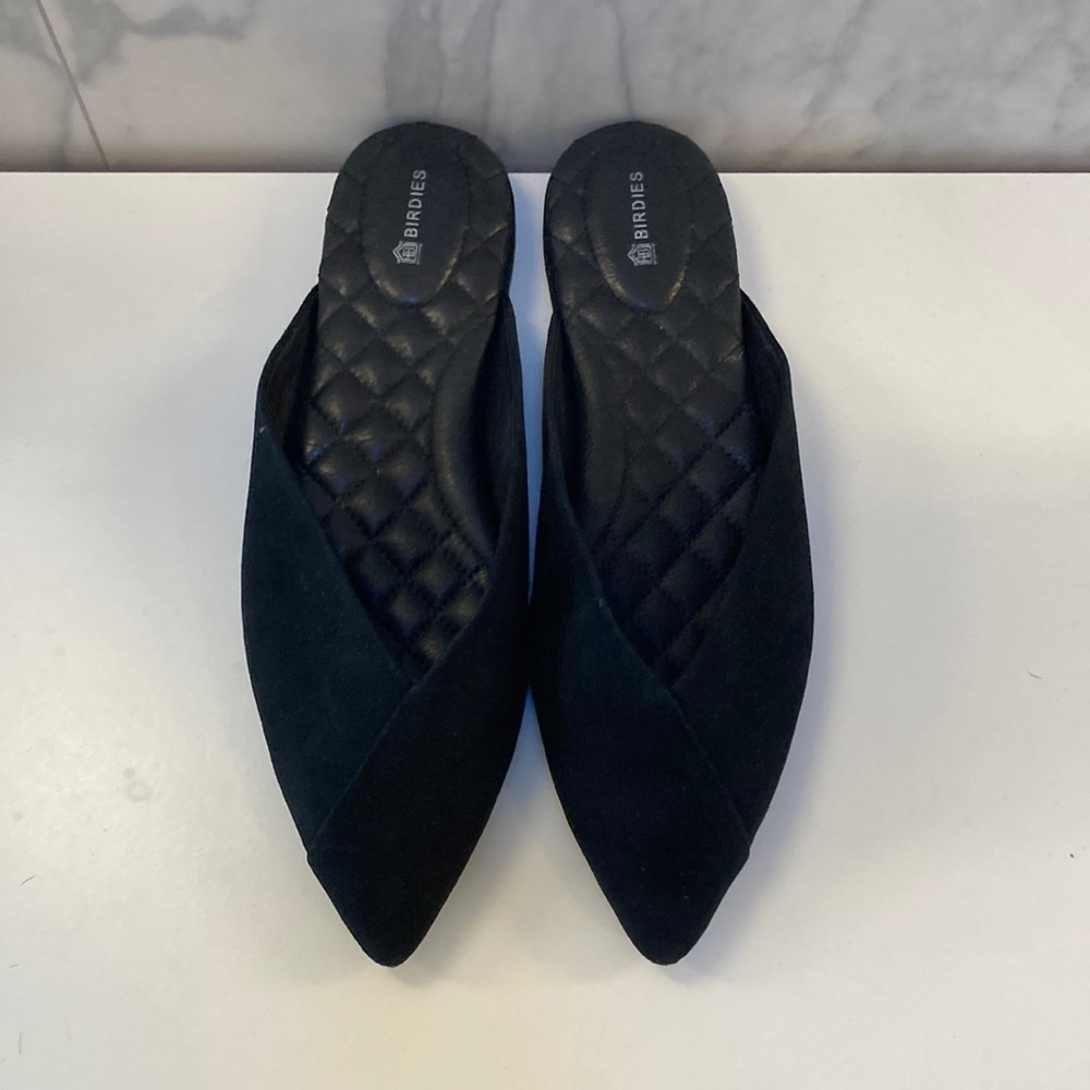 Birdies Women's Black Slip-On Shoes